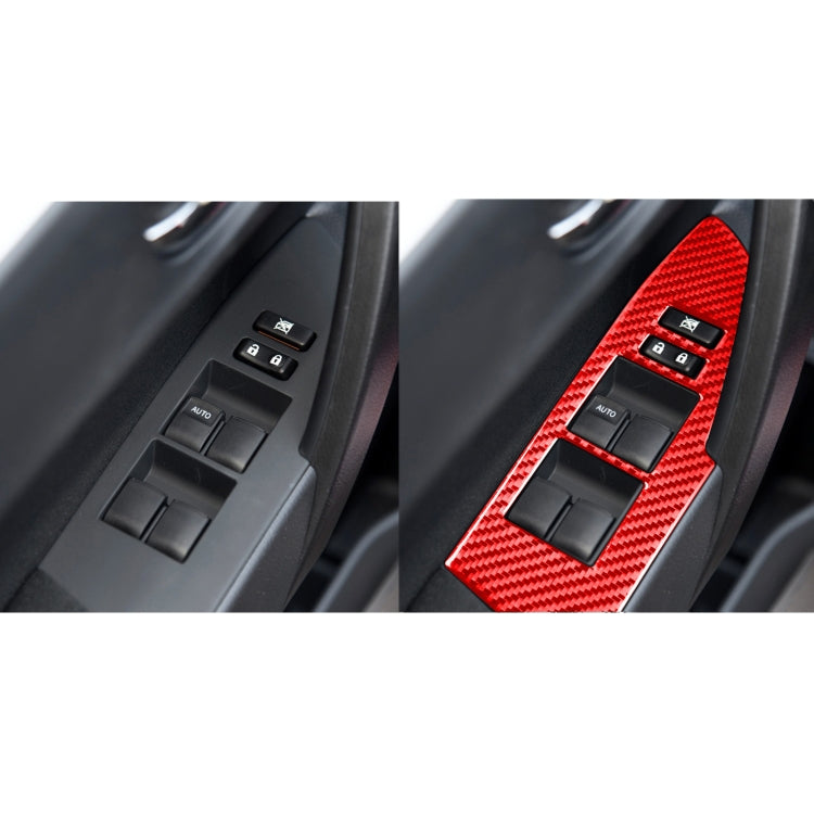 Carbon Fibre Decorative Stickers Set for Toyota Corolla 2014-2018 (Left Drive) - 4 Pieces
