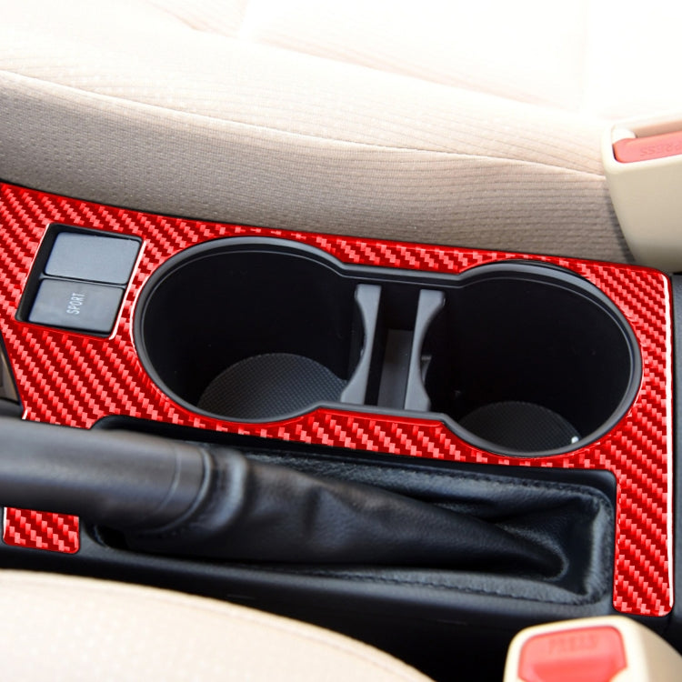 Carbon Fibre Cup Holder Trim Sticker for Toyota Corolla (2014-2018, Left Drive)