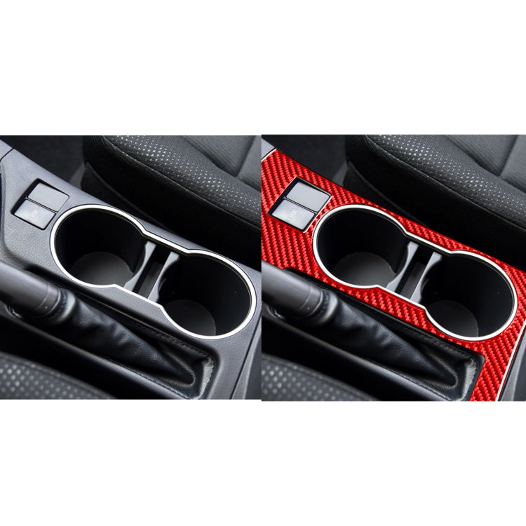 Carbon Fibre Cup Holder Trim Sticker for Toyota Corolla (2014-2018, Left Drive)