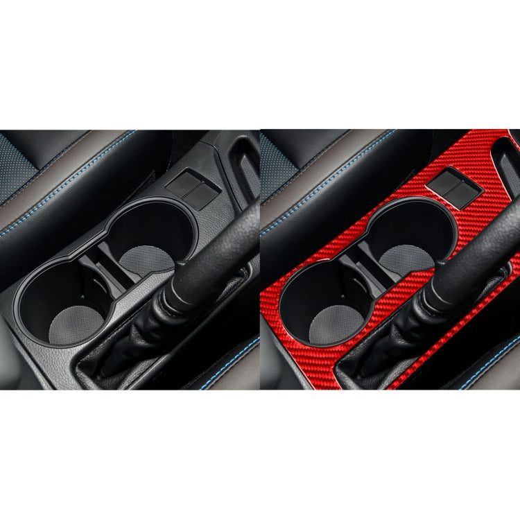 Carbon Fibre Decorative Sticker for Toyota Corolla Cup Holder Panel B (2014-2018) - Right Hand Drive
