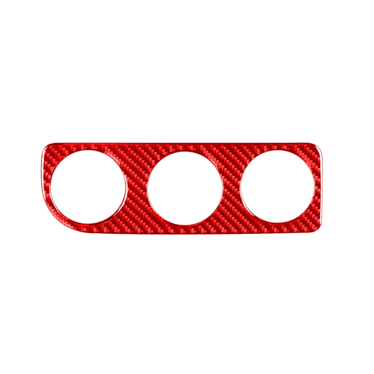 Carbon Fibre Decorative Sticker for Toyota Corolla Air Conditioning Switch Panel (2014-2018, Right Drive)