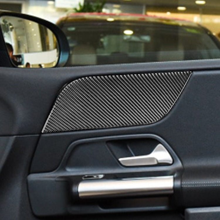 Carbon Fibre Decorative Door Panel Stickers for Mercedes-Benz B-Class 2019 - 2 Piece Set