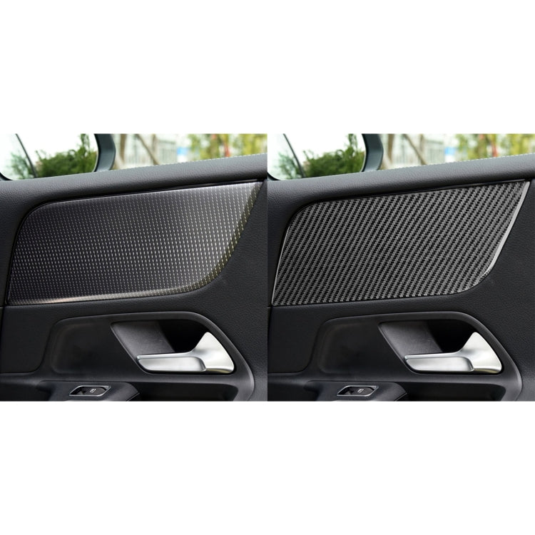 Carbon Fibre Decorative Door Panel Stickers for Mercedes-Benz B-Class 2019 - 2 Piece Set
