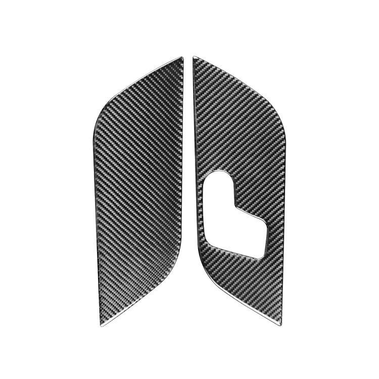 Carbon Fibre Decorative Stickers for 2019 Mercedes-Benz B-Class Front Door Panels - 6 Piece Set