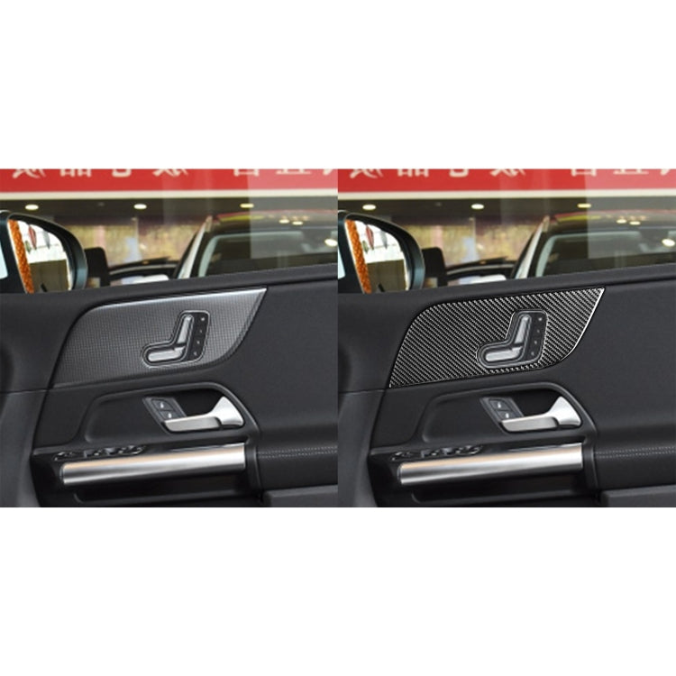 Carbon Fibre Decorative Stickers for 2019 Mercedes-Benz B-Class Front Door Panels - 6 Piece Set