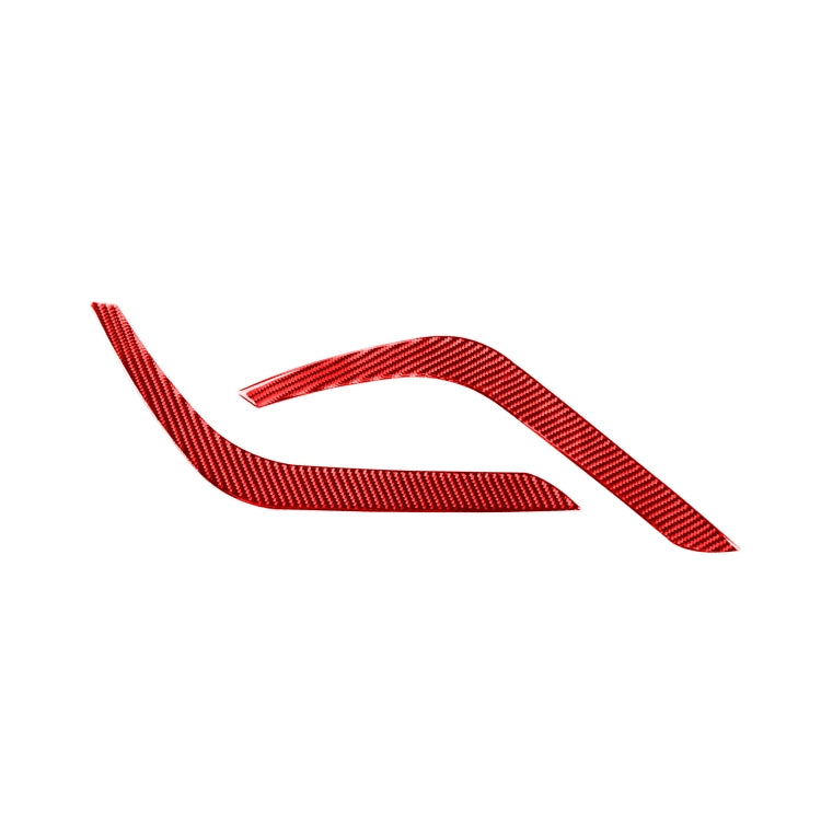 2 PCS / Set Carbon Fiber Car Headlight Eyebrow Decorative Sticker for Toyota Tundra 2014-2018,Left and Right Drive Universal