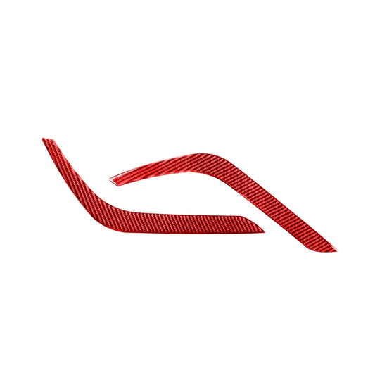 2 PCS / Set Carbon Fiber Car Headlight Eyebrow Decorative Sticker for Toyota Tundra 2014-2018,Left and Right Drive Universal