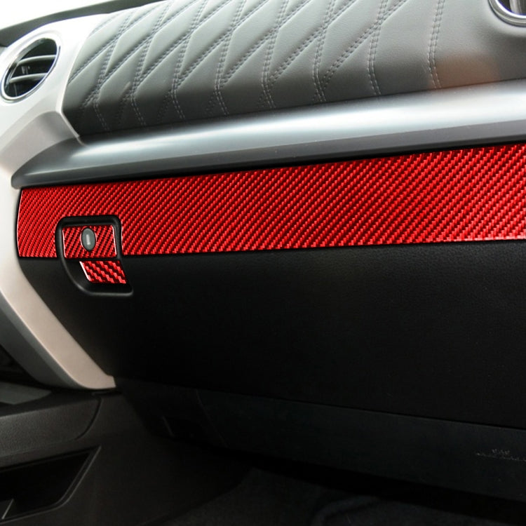 3-Pack Carbon Fibre Decorative Stickers for Toyota Tundra 2014-2018 Glove Box - Left Drive