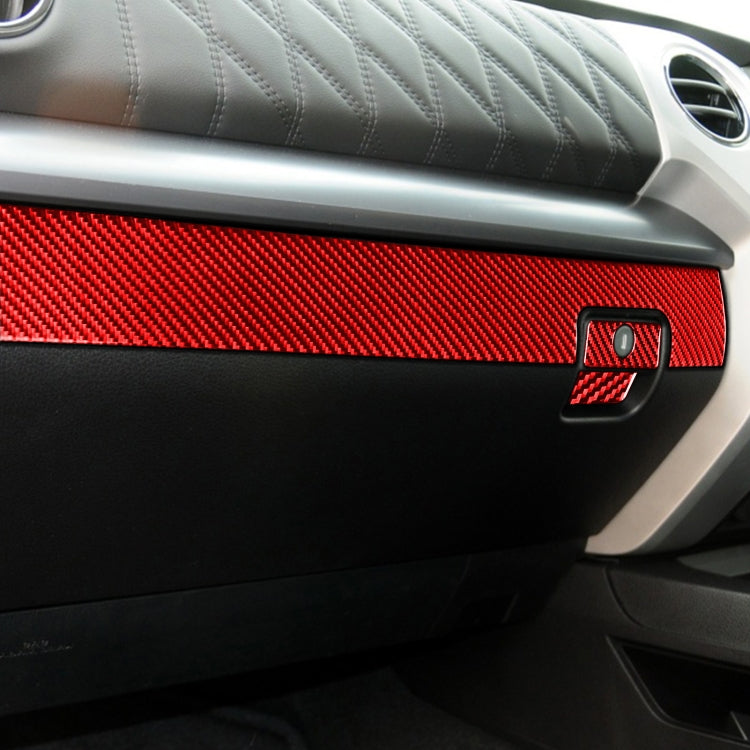 Set of 3 Carbon Fibre Glove Box Decorative Stickers for Toyota Tundra (2014-2018) - Right-Hand Drive
