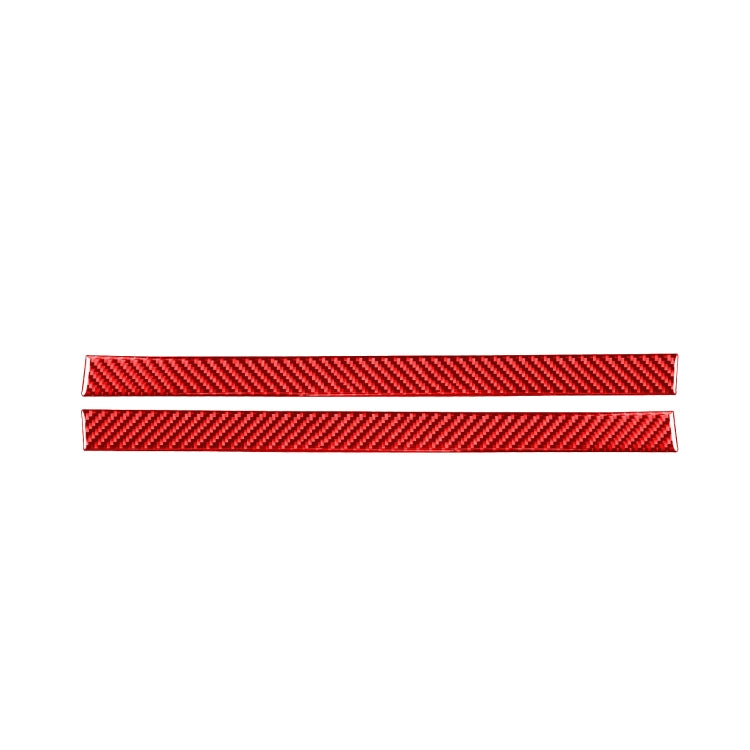 2 PCS / Set Carbon Fiber Car Rearview Mirror Anti Chafing Strip Decorative Sticker for Toyota Tundra 2014-2018,Left and Right Drive Universal