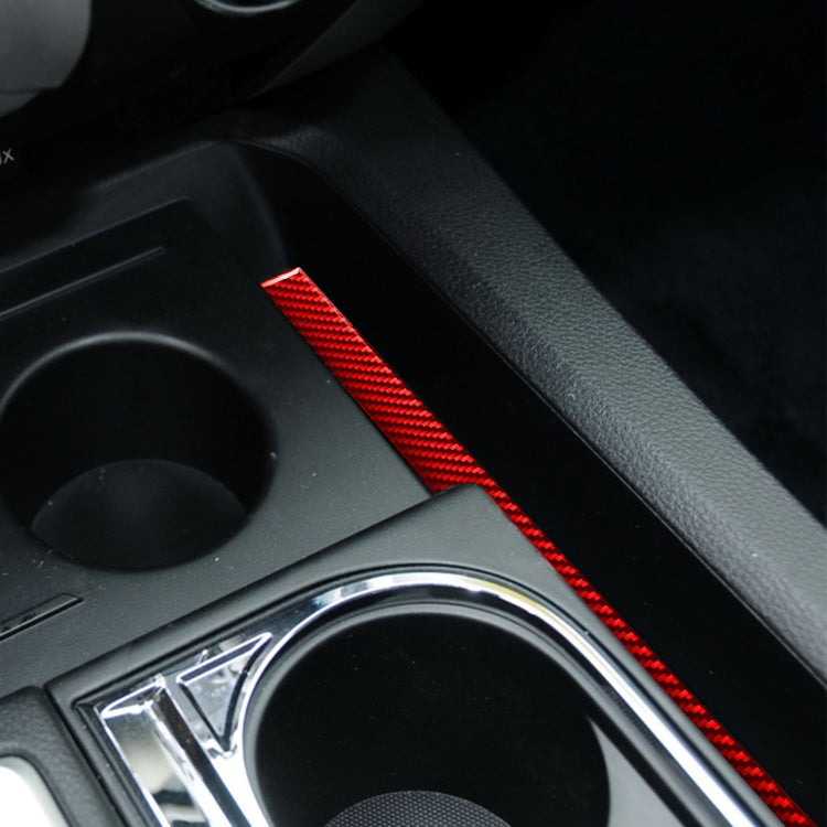 Sleek Carbon Fibre Cup Holder Mat Sticker for Toyota Tundra (2014-2018) – Universal Fit for Left & Right Drive