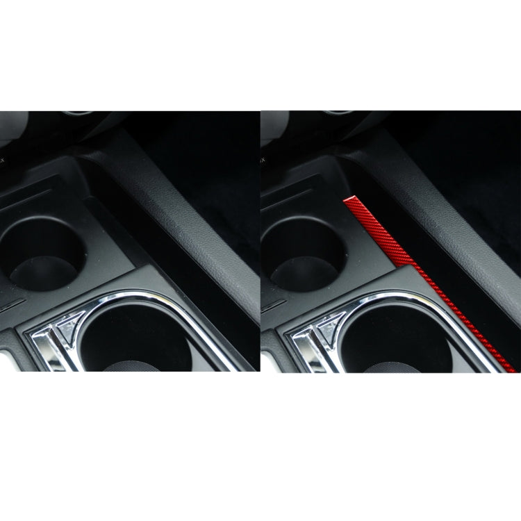 Sleek Carbon Fibre Cup Holder Mat Sticker for Toyota Tundra (2014-2018) – Universal Fit for Left & Right Drive