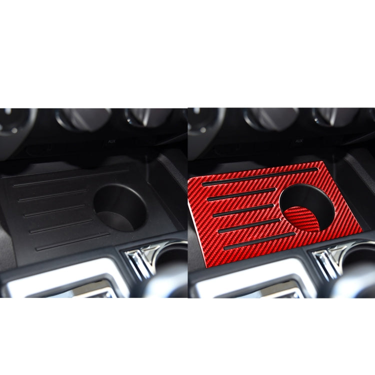 Carbon Fibre Central Control Mat Set for Toyota Tundra (2014-2018) - 2 Piece Decorative Stickers