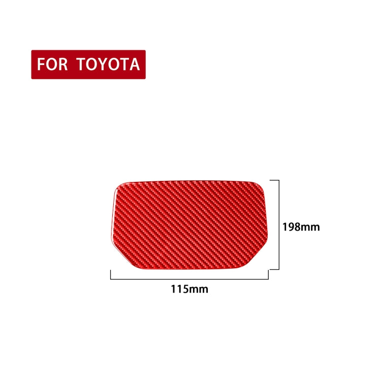 Carbon Fibre Dashboard Storage Mat and Decorative Sticker for Toyota Tundra 2014-2018