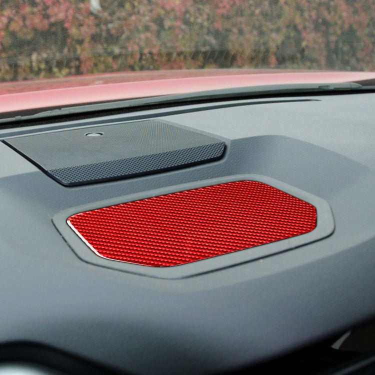 Carbon Fibre Dashboard Storage Mat and Decorative Sticker for Toyota Tundra 2014-2018