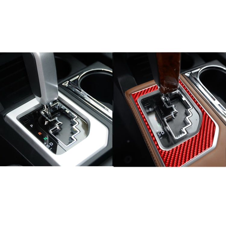 Carbon Fibre Decorative Gear Panel Sticker for Toyota Tundra (2014-2018) – Universal Fit for Left & Right Drive