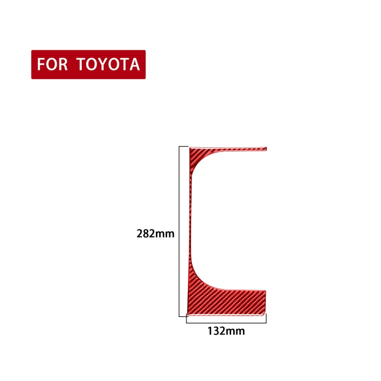 Carbon Fibre Cup Holder Decorative Frame for Toyota Tundra (2014-2018) - Right-Hand Drive Upgrade