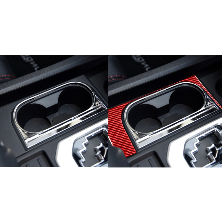 Carbon Fibre Cup Holder Decorative Frame for Toyota Tundra (2014-2018) - Right-Hand Drive Upgrade