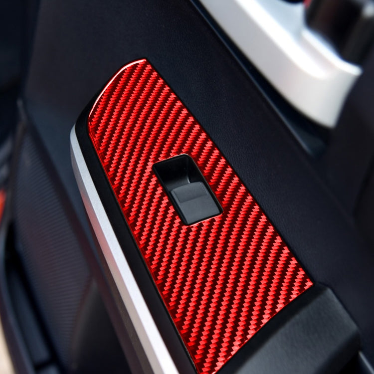 Carbon Fibre Decorative Switch Ring Stickers for Toyota Tundra (2014-2018) - 4 Piece Set