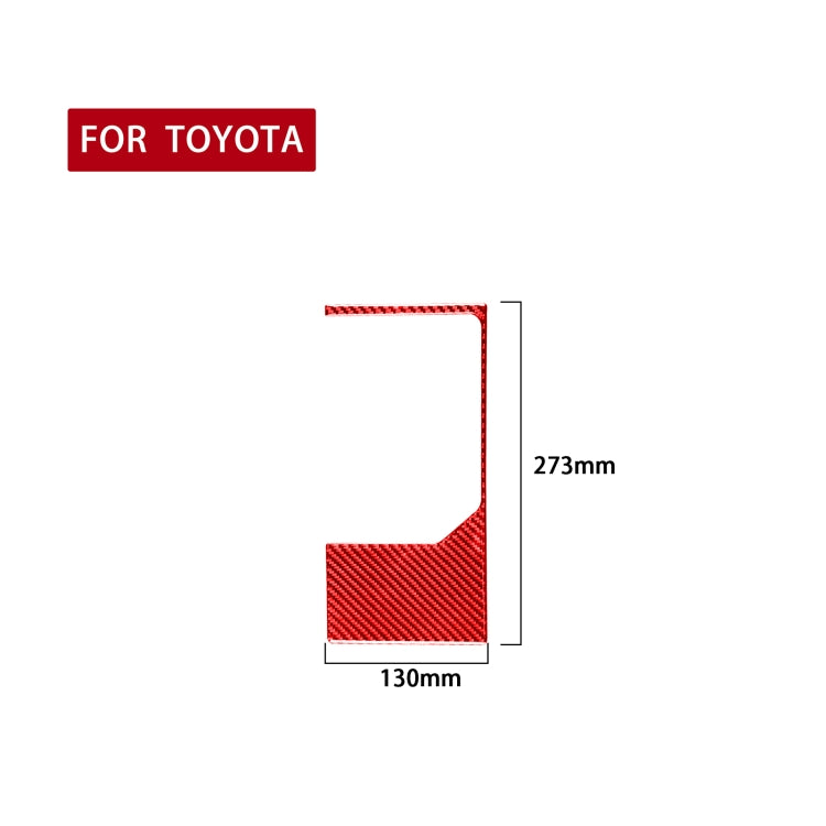 Carbon Fibre Gear Surround Decorative Trim for Toyota Tundra 2014-2018, Universal Left and Right Drive