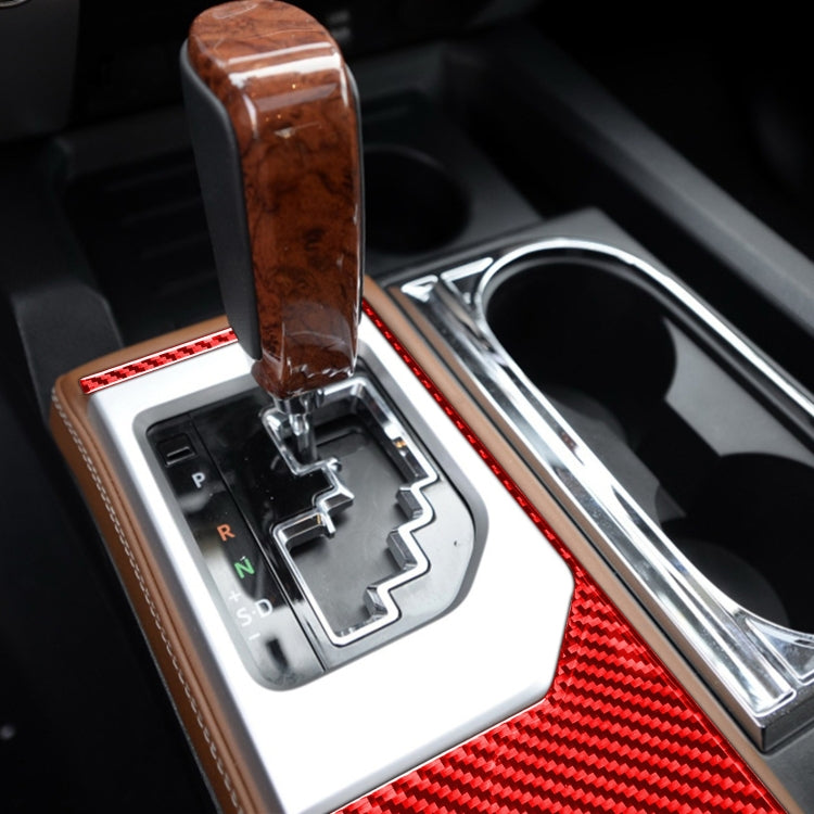 Carbon Fibre Gear Surround Decorative Trim for Toyota Tundra 2014-2018, Universal Left and Right Drive