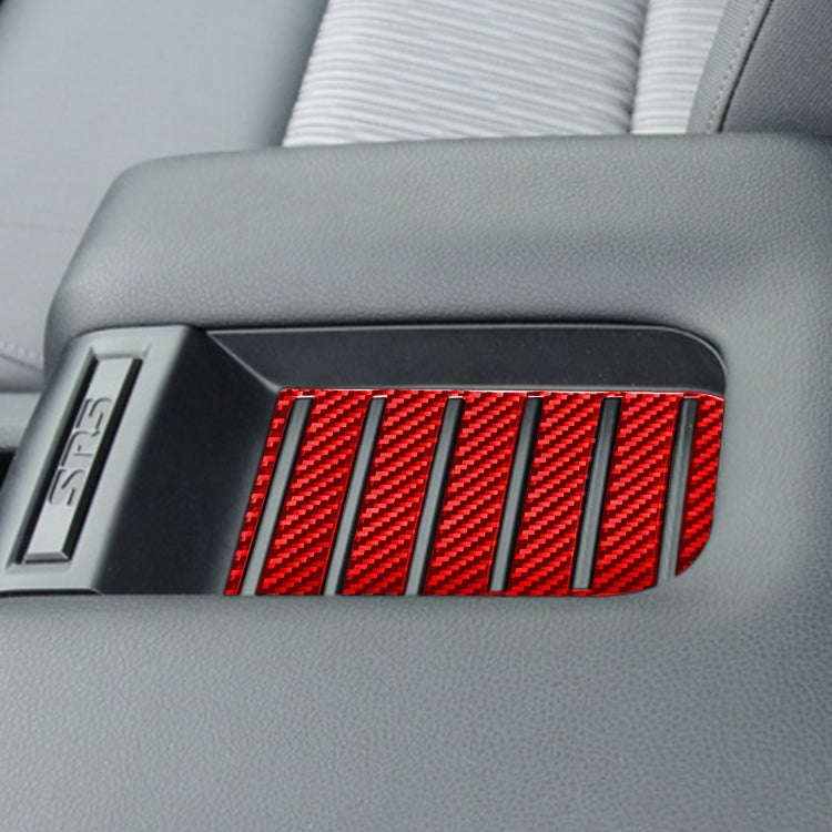 Carbon Fibre Armrest Box Decorative Sticker for Toyota Tundra (2014-2018) - Universal Fit