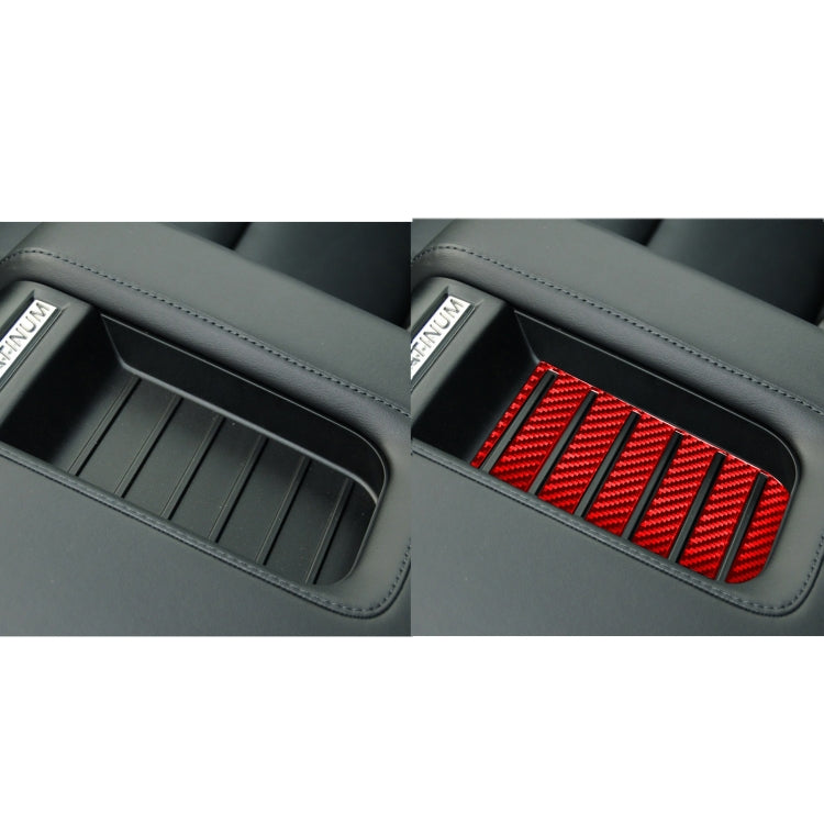 Carbon Fibre Armrest Box Decorative Sticker for Toyota Tundra (2014-2018) - Universal Fit