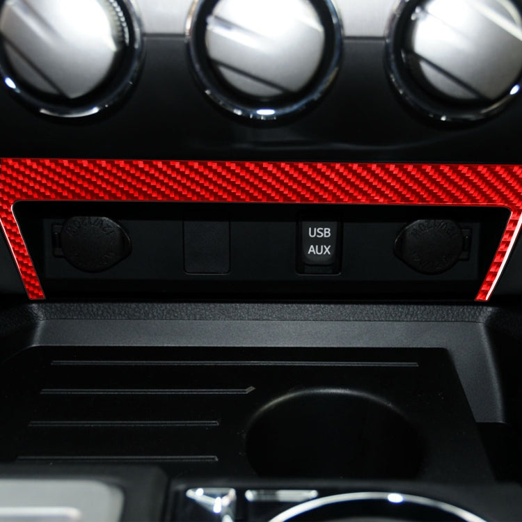 Carbon Fibre Decorative Sticker for Toyota Tundra 2014-2018 Air Conditioning Control Panel