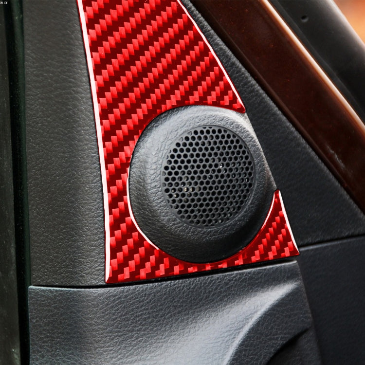 Set of 2 Carbon Fibre Decorative Stickers for Toyota Tundra A-Pillar Speakers (2014-2018)