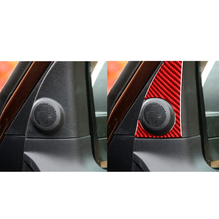 Set of 2 Carbon Fibre Decorative Stickers for Toyota Tundra A-Pillar Speakers (2014-2018)