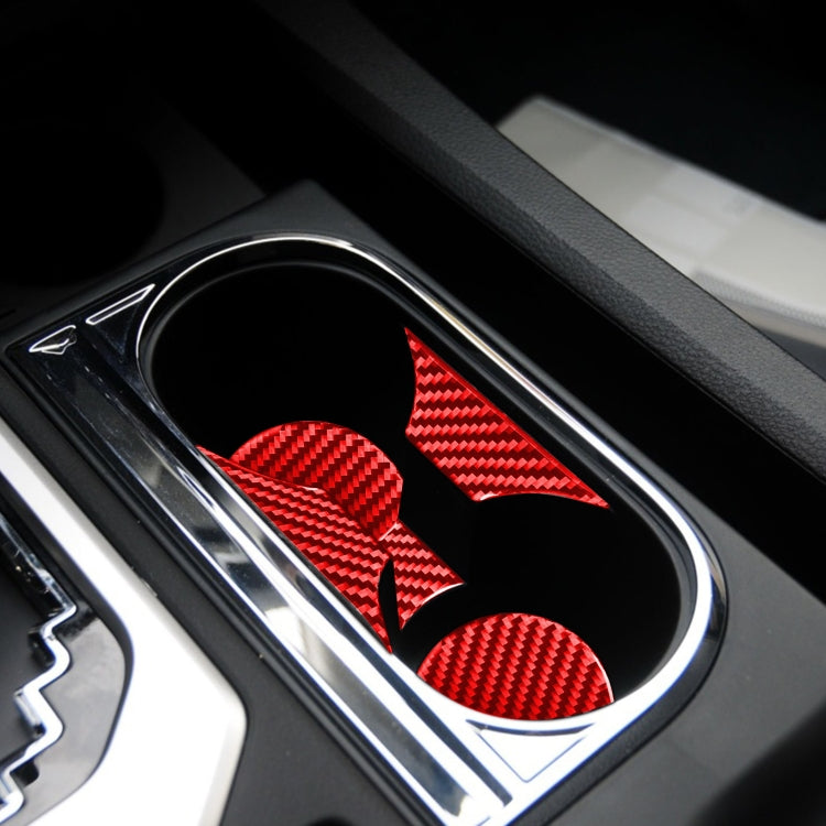 Carbon Fibre Decorative Sticker for Toyota Tundra Cup Holder Panel (2014-2018) – Universal Fit for Left and Right Drive