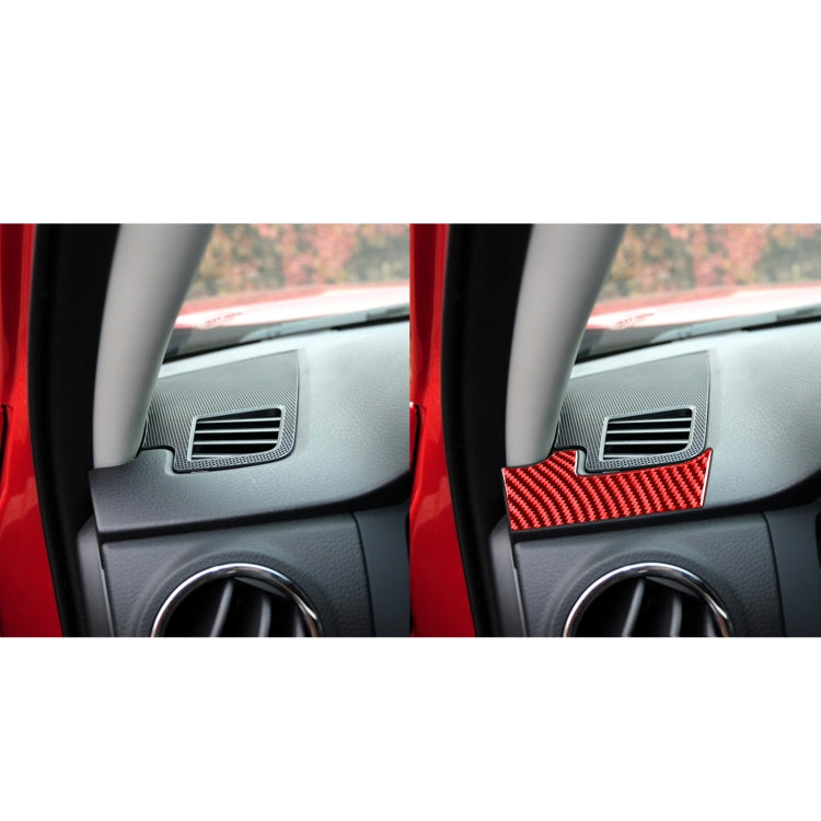 2-Piece Carbon Fibre Dashboard Air Vent Stickers for Toyota Tundra (2014-2018) - Left-Hand Drive