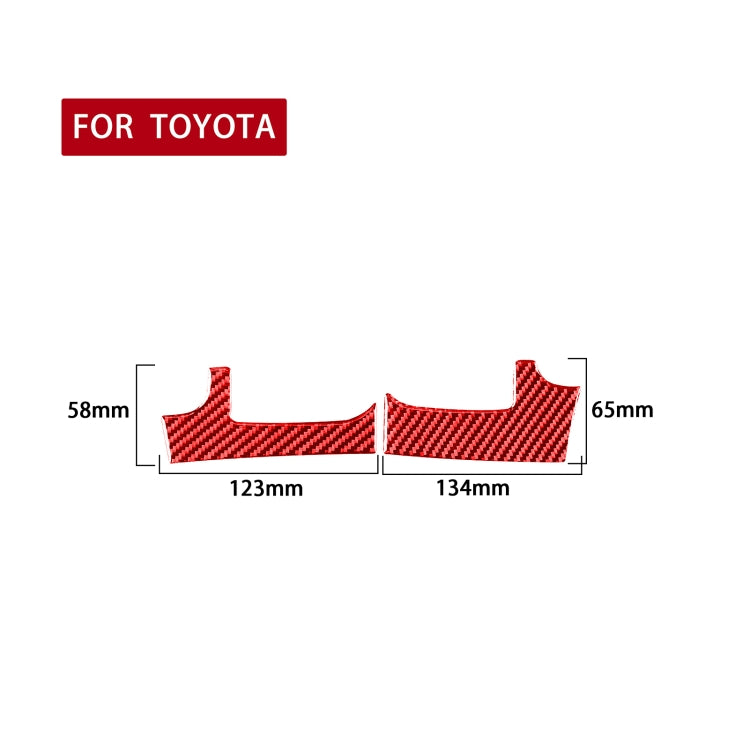Carbon Fibre Decorative Air Outlet Stickers for Toyota Tundra (2014-2018) - 2 Piece Set