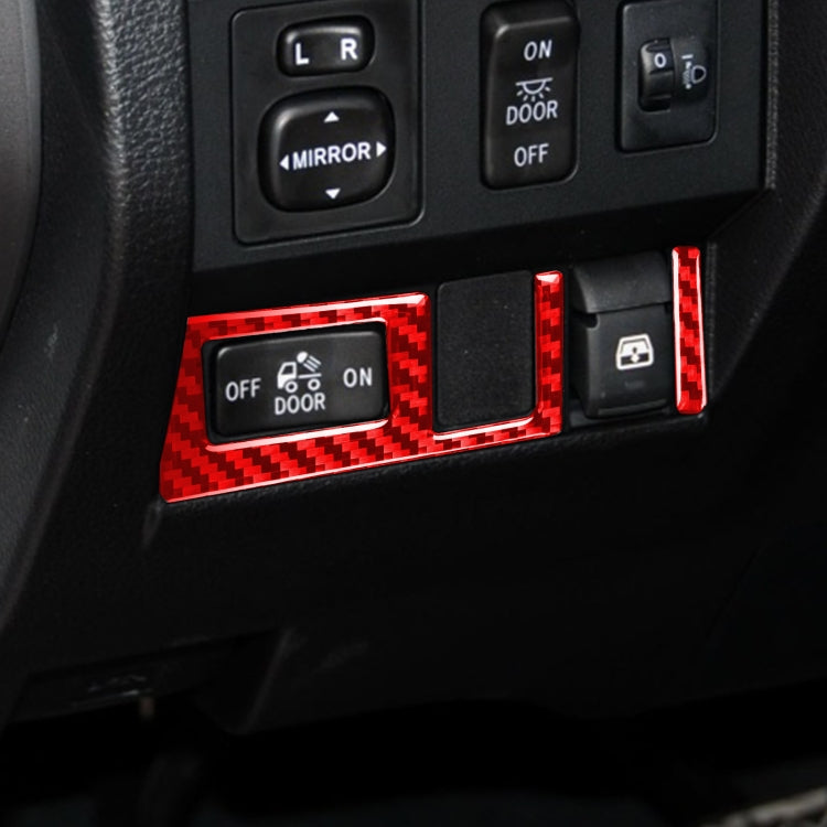 Carbon Fibre Decorative Stickers for Toyota Tundra Headlight Switch - 2 Piece Set (2014-2018)
