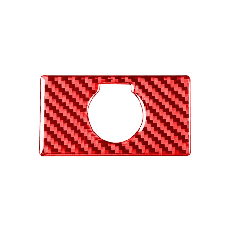 Carbon Fibre Decorative Sticker for Toyota Tundra Rear Cigarette Lighter Switch (2014-2018) - Universal Fit for Left and Right Drive