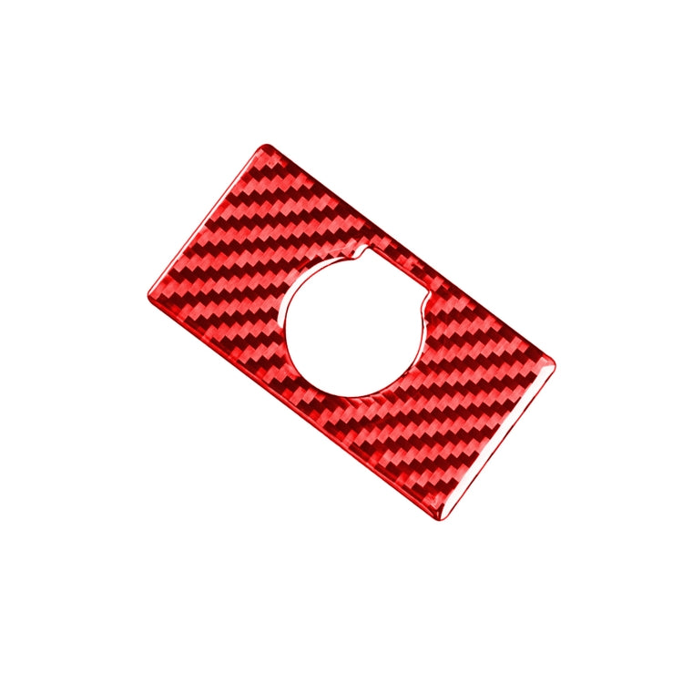 Carbon Fibre Decorative Sticker for Toyota Tundra Rear Cigarette Lighter Switch (2014-2018) - Universal Fit for Left and Right Drive