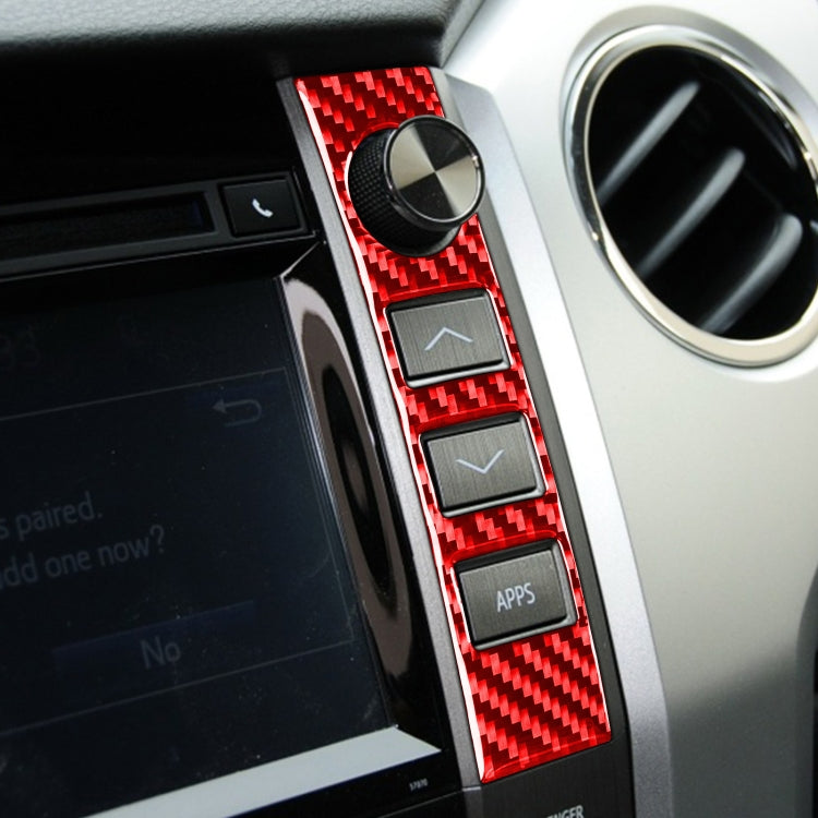 Carbon Fibre Decorative Stickers for Toyota Tundra Volume Switch - 2 Piece Set (2014-2018)