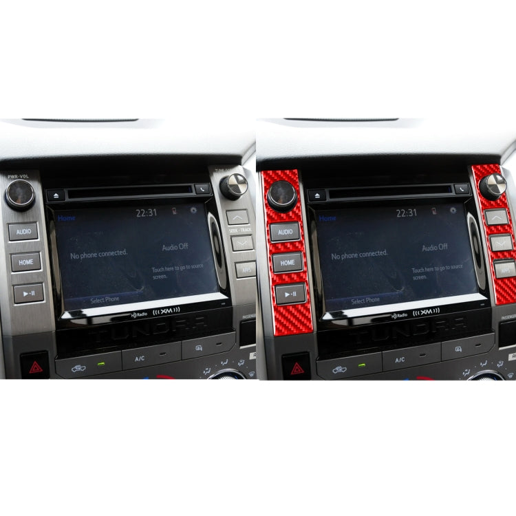 Carbon Fibre Decorative Stickers for Toyota Tundra Volume Switch - 2 Piece Set (2014-2018)