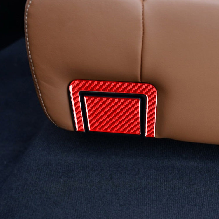 Carbon Fibre Decorative Stickers for Toyota Tundra Rear Seat Adjustment Panels (2014-2018) - 4 Piece Set