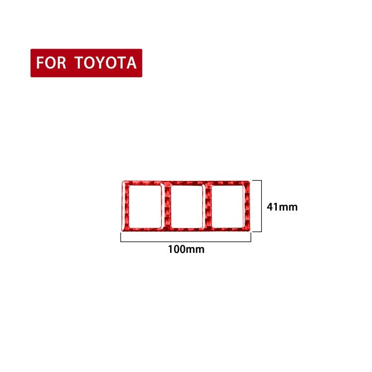 Stylish Carbon Fibre Decorative Sticker for Toyota Tundra Mode Switch (2014-2018) - Left & Right Drive Compatibility