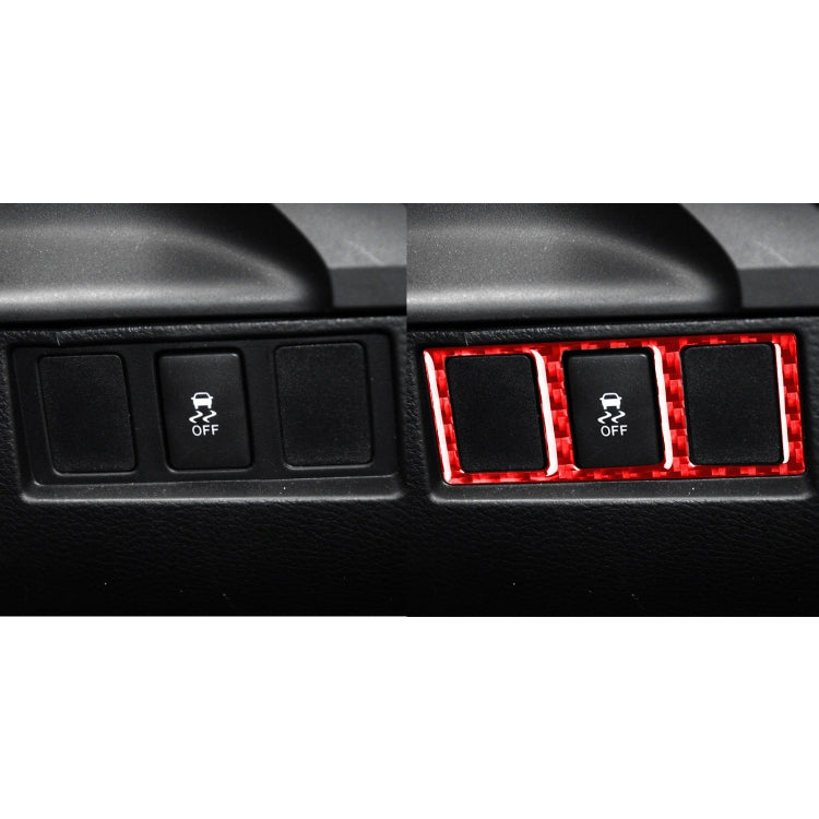 Stylish Carbon Fibre Decorative Sticker for Toyota Tundra Mode Switch (2014-2018) - Left & Right Drive Compatibility