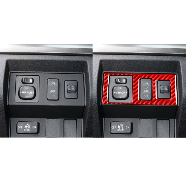 Stylish Carbon Fibre Headlight Switch Trim for Toyota Tundra (2014-2018) - Universal Fit