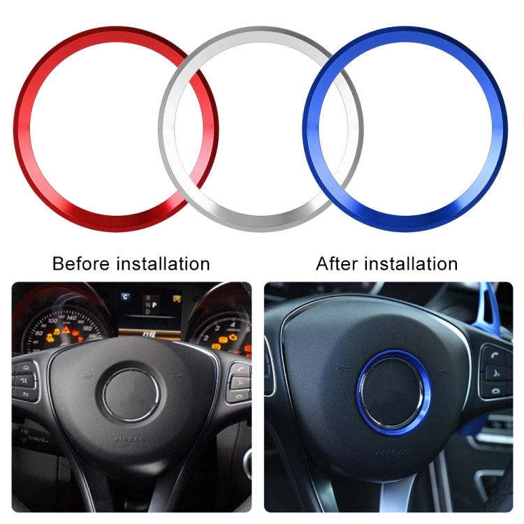 Mercedes-Benz Steering Wheel Bling Ring Cover - 5.6cm Inner Diameter
