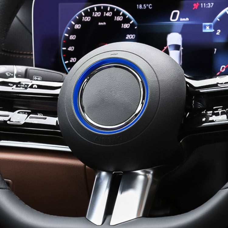 Elegant Metal Steering Wheel Trim Ring for Mercedes-Benz - 7.2cm Inner Diameter
