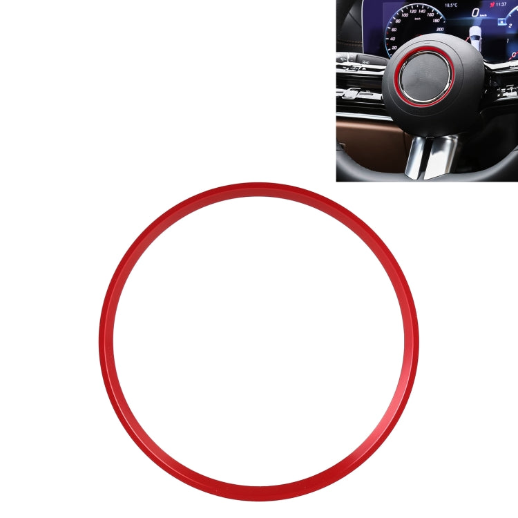 Elegant Metal Steering Wheel Trim Ring for Mercedes-Benz - 7.2cm Inner Diameter