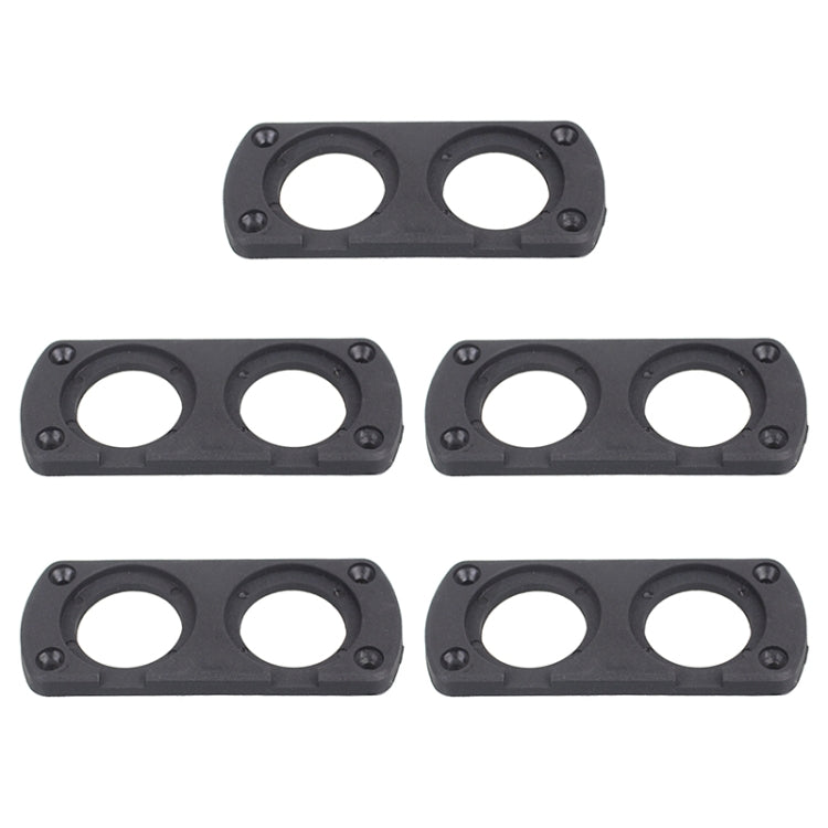 5 Pack of Dual-Socket USB Charging Voltmeter for Car Cigarette Lighter Panel