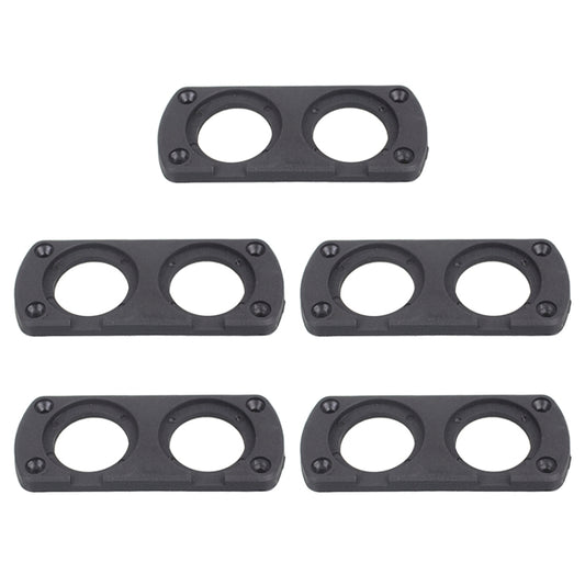 5 Pack of Dual-Socket USB Charging Voltmeter for Car Cigarette Lighter Panel