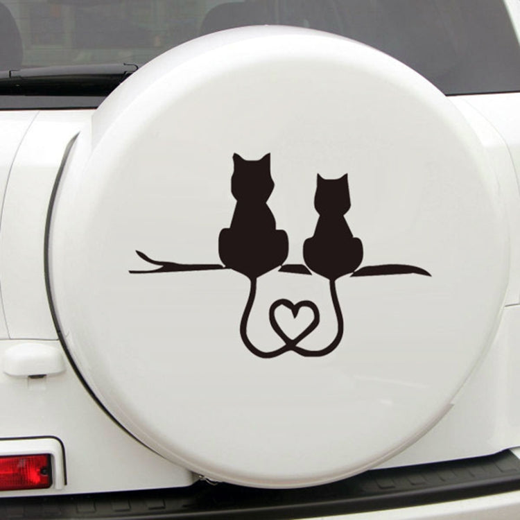 20 PCS Car Body Bumper Cat Vinyl Decal Window Sticker, Size: 17.8x10.8cm