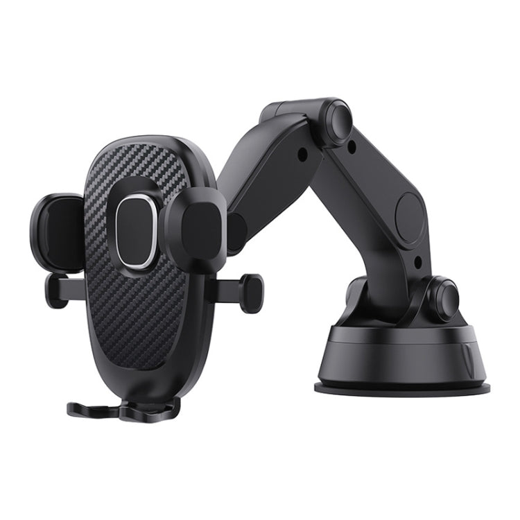 360-Degree Swivel Suction Cup Mobile Phone Holder for Cars with Auto Locking Feature