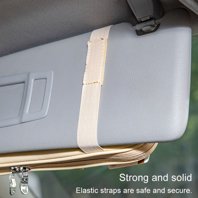 Versatile Car Visor Organiser: Stylish Clip Holder for Cards, Glasses, and Bills